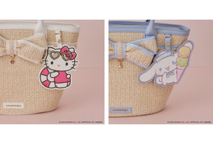 キティ、マイメロたちとSUMMER全開☆ 夏らしい“かごバッグ”ほかコラボアイテム登場【SAMANTHAVEGA】 画像