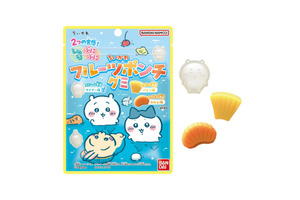 「ちいかわ」“サイダーフルーツポンチ湧きどころ”がグミに♪ ちいかわ、ハチワレ、うさぎ型で可愛い＆美味しそう☆ 画像