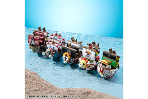 「ワンピース」ルフィやエース、ロジャー、ガープの海賊船が“ゆらゆらしちゃう”かわいいフィギュアに！「ゆらコレシリーズ」 画像