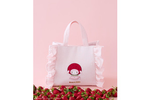 「サンリオ」マイスウィートピアノの誕生日をお祝い☆ いちご頭巾がかわいいフリルトートバッグなど5アイテム【Maison de FLEURコラボ】 画像