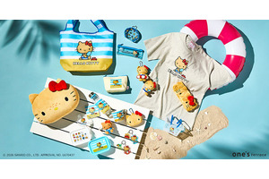 「サンリオキャラクターズ」が大集合！ “そばかす”がキュートな日焼けハローキティグッズも登場 画像