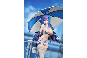 ほぼ紐じゃん…!!「アズレン」レースクイーン姿のセントルイスがフィギュア化！差し替え表情パーツ“興奮顔”で異なる魅力を堪能♪ 画像