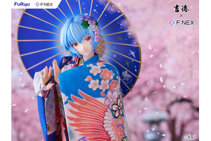 「エヴァ」綾波レイ、着物でしなやかに微笑む…♪「吉徳」コラボの日本人形フィギュアが登場 画像