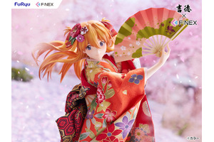 「エヴァ」アスカ、着物で華やかなに舞う♪1/4スケールの日本人形フィギュアが登場 画像