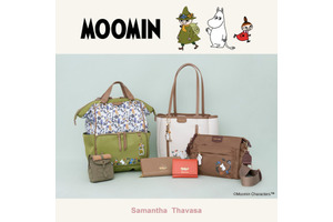 ムーミンやリトルミイ、スナフキンの世界観をデザインしたバッグ、リュックなど全19アイテムが発売！「Samantha Thavasa」 画像
