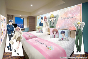 「花ざかりの君たちへ」瑞稀・佐野・中津に囲まれて眠れる…!?「秋のお出かけコーデ」テーマの新規イラストを楽しめるコラボステイプランが登場！【サンシャインシティプリンスホテル】 画像