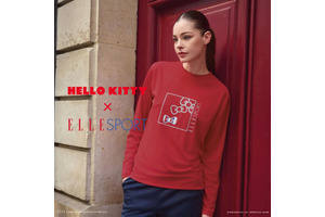 「サンリオ」キティと一緒に日常もスポーツもキュートに♡「 ELLE SPORT」との コラボアパレルが新登場 画像