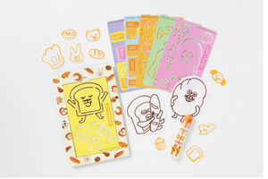 「パンどろぼう」をなぞって描ける！ ステンシルセット付き「おえかきブック」発売決定 画像