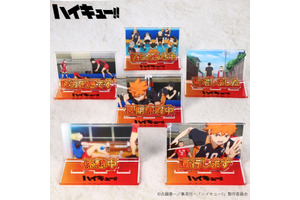 「ハイキュー!!」研磨は休憩中♪日向＆影山は“長期休暇”でガッツポーズ！ アクリルメッセージディスプレイ登場 画像