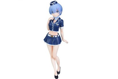 ルグニカ航空にはかわいらしいCAがいます！　『Re:ゼロから始める異世界生活』よりレムがCA姿でゲームセンターに登場 画像