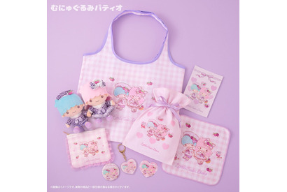 「サンリオ」キティやポムポムプリン、シナモンたちのレトロなギンガムチェック×フルーツがかわいい♪ 新作グッズ登場 画像