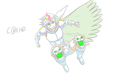 エコーネメシスと戦うオコホ！　『ラディアン』第２シリーズ第10話の原画を公開 画像