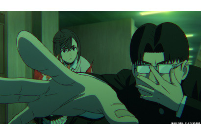 夏アニメ「ダンダダン」モモとオカルンが金の玉が出ると噂の団地に向かうが…金太が尾行してきて!? 第22話先行カット 画像