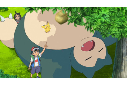 サトシたちはのどかな草原が続くワイルドエリアで、ひときわ大きなカビゴンと出会う――TVアニメ『ポケットモンスター』12月15日放送のあらすじ＆場面カットを紹介 画像