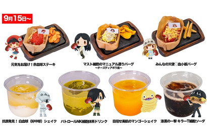 「はたらく細胞」赤血球や白血球（好中球）たちのメニュー＆グッズが登場！沖縄発「やっぱりステーキ」でコラボ開催中 画像