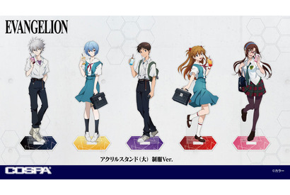 「エヴァ」秋葉原の街を楽しむシンジやレイ、アスカたちが描き下ろし♪先行販売グッズ登場のポップアップ開催 画像