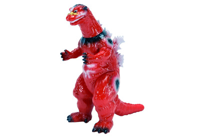 「ゴジラ」が福島の郷土玩具・赤べこカラーに！“ヘドラコレクター”怒髪天・増子直純監修の限定ソフビ登場 画像