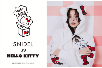 ハローキティ×SNIDEL（スナイデル）がコラボ♪ “リボン”をテーマにしたニットやパーカー、バッグが登場 画像