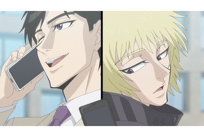 秋アニメ「忍者と極道」意気投合した忍者（CV.小林千晃）と極道（CV.小西克幸）だが、相手は因縁の勢力で…第1話先行カット 画像