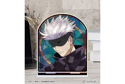 「呪術廻戦」虎杖悠仁、五条悟、狗巻棘たちを“アール・ヌーヴォー×ステンドグラス”で表現♪ 新グッズ6種が登場 画像
