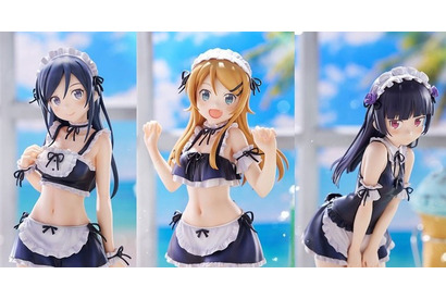 水着メイドの破壊力は永遠♪「俺の妹」桐乃、黒猫、あやせが立体化！アニメ放送開始10周年記念イラストを忠実に再現 画像