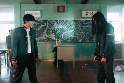 実写「WIND BREAKER」桜遥（水上恒司）vs杉下京太郎（JUNON）のアクション公開！ JUNONの最長セリフは11文字？ 画像