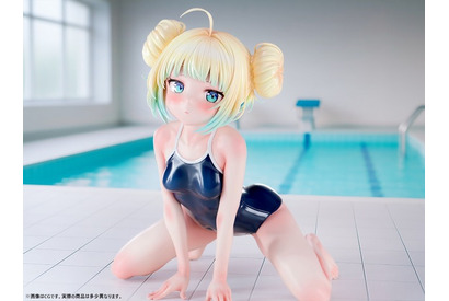 スク水で上目遣いはズルいよ…！オリジナルフィギュア「水名瀬すい」が1/5スケールフィギュアで登場 画像