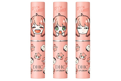 「SPY×FAMILY」アーニャのにっこり＆キラキラ＆ジト目顔がキュート！コラボデザインのDHCリップクリーム登場 画像
