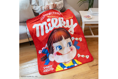 ペコちゃんのチョコミラーや“ミルキー”ブランケットが可愛すぎ＆美味しそう♪ タイトーくじ登場 画像