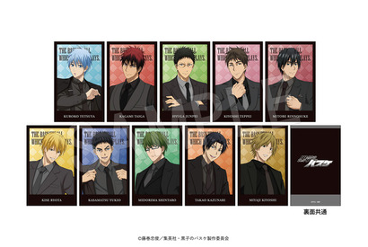 「黒バス」テツヤ、黄瀬、赤司らが全身黒スーツで…最高かっけー！かわいいミニキャラも♪ 新グッズがジャンフェス26にて 画像