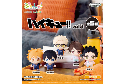 「ハイキュー!!」日向や影山が“ぷち”サイズのぬいぐるみに！いつでもどこでも一緒におでかけできる♪ 画像