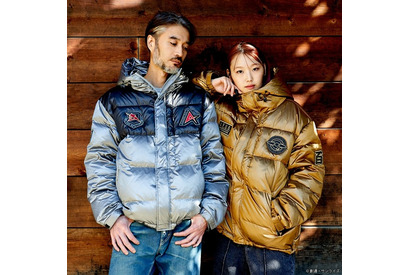 「Zガンダム」「逆襲のシャア」「閃光のハサウェイ」のダウンジャケットが新登場！冬の防寒は“百式・アムロ・マフティー”にお任せ!! 画像