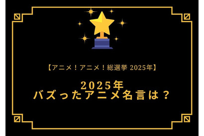 2025年バズったアニメ名言は？【2025年アニメ！アニメ！総選挙】アンケート〆切は12月16日まで 画像