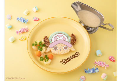 超絶カワイイ！「ワンピース」チョッパーのお顔カレーに、好物の綿あめパフェも♪ SNS映え必須のカフェが渋谷に期間限定オープン 画像