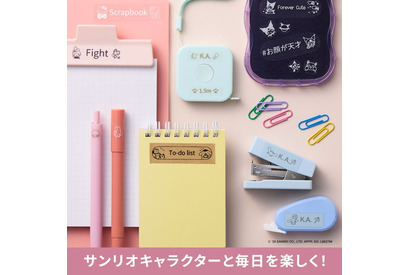 「サンリオ」と推し活をもっと楽しむ♪ かわいいラベルが作れるプリンターが登場 画像