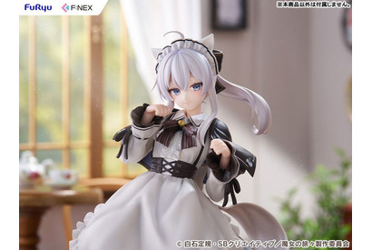 猫耳メイドの銀髪美少女は誰でしょう？「そう、私です」―「魔女の旅々」イレイナが原作モチーフに立体化 画像