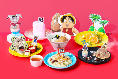 「ワンピース」や～わ～ら～け～“水水肉”やバラティエのまかない、ボンちゃんの“タコパフェ”まで再現！「一度は食べてみたかった！」が叶うコラボカフェ開催 画像