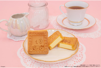 「ちいかわ」可愛すぎで食べるのがもったいない…！ 仲良しなちいかわたちのフレーム型ワッフルが登場♪ 画像