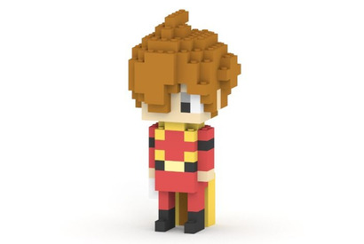 「サイボーグ009」島村ジョーたちをドット絵調で立体化！手のひらサイズの組み立てフィギュア登場 画像