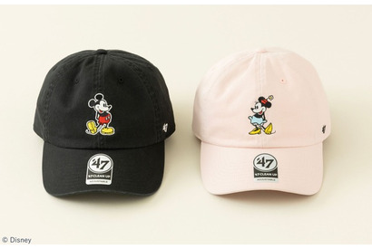「ディズニー」ミッキー＆ミニーと「'47」がコラボ！親子コーデも楽しめるカラバリ豊富な新作キャップが登場♪ 画像