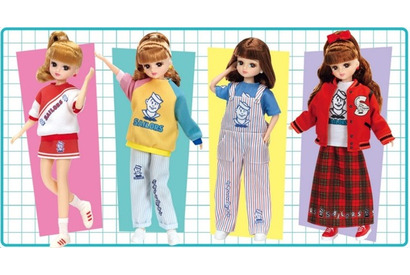 レトロかわいい爆発♪ 「リカちゃん」がセーラーズとコラボ！  セブン‐イレブン、イトーヨーカドーのくじに初登場 画像
