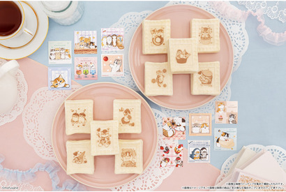 もふもふにゃんこがスイーツに！キュートな「mofusand」がプリントされたワッフルがファミマに登場♪ 画像
