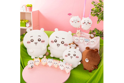 「ちいかわ」ちいかわ＆ハチワレだらけ！“超BIGなぬいぐるみ”など目白押しのオンラインくじ登場 画像