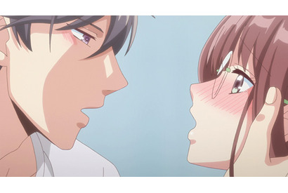 今まで言えなかった気持ちを口に出し、蒼甫はふみに唇を重ねて……TVアニメ『俺の指で乱れろ。～閉店後二人きりのサロンで…～』第6話あらすじ紹介 画像