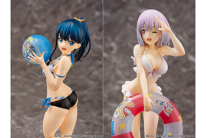 「SSSS.GRIDMAN」六花とアカネが水辺で遊ぶ描きおろしイラストを立体化 画像