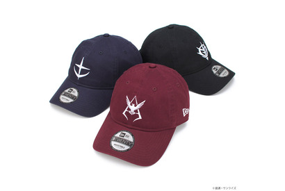 「機動戦士ガンダム」地球連邦軍、ジオン公国軍、シャアのマークをシンプルデザイン♪「NEW ERA(R)」コラボキャップが登場 画像