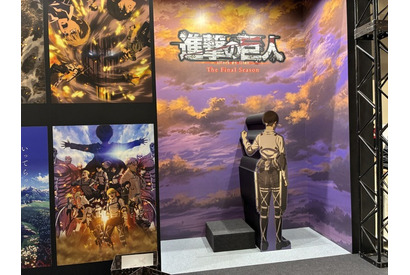 「進撃の巨人」兵長との「心臓を捧げよ」ツーショが撮れるフォトスポットに感動…！デンジとレゼにも会えるMAPPAブース【AnimeJapan 2026 ブースレポ】 画像