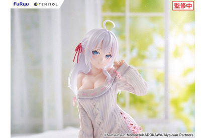 「ロシデレ」アーリャの大胆なニット姿をフィギュア化！はだけたニットから覗く胸元や太腿から伸びる滑らかな足のラインにドギマギ!? 画像