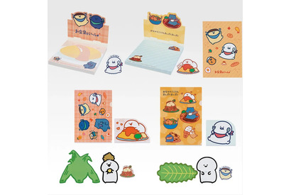 「お文具といっしょ」のキャラクターたちがキッチンを彩る！ぬいぐるみやプレート、調味料入れになって「一番くじ」の賞品に 画像