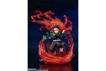鬼滅の刃」“ヒノカミ神楽、炎舞！” 竈門炭治郎がヒノカミ神楽ver.でフィギュア化 画像